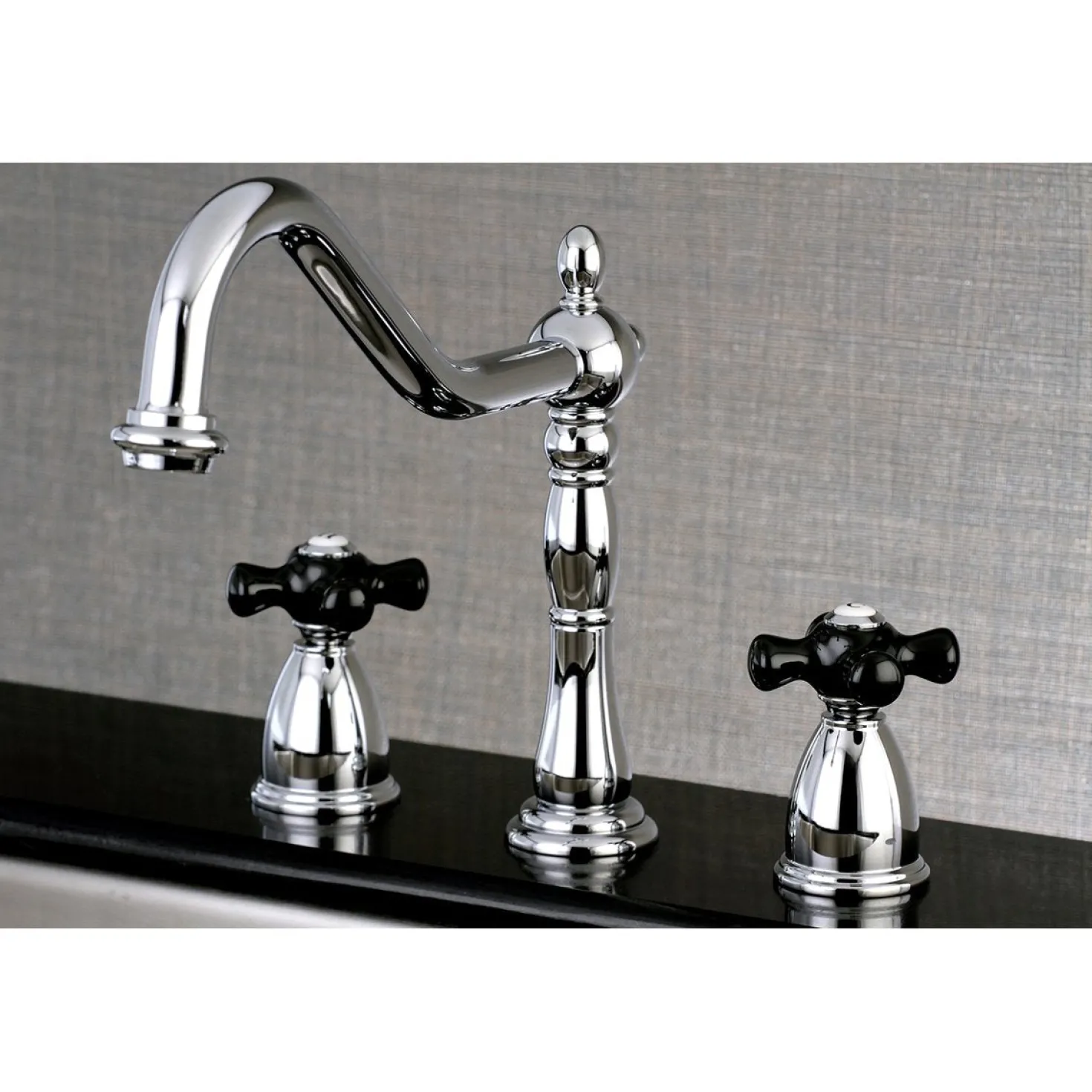 Kingston Brass Duchess Deck Mount Widespread Kitchen Faucet
