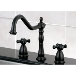 Kingston Brass Duchess Deck Mount Widespread Kitchen Faucet