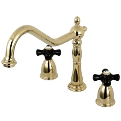 Kingston Brass Duchess Deck Mount Widespread Kitchen Faucet