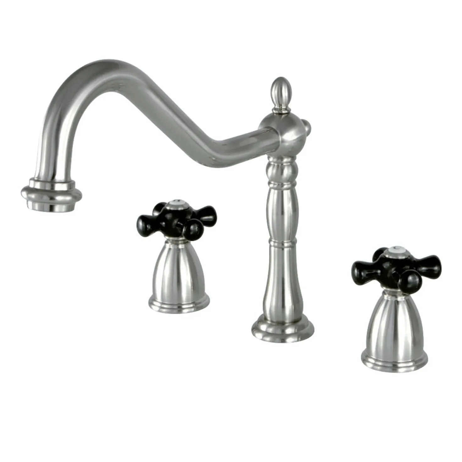 Kingston Brass Duchess Deck Mount Widespread Kitchen Faucet