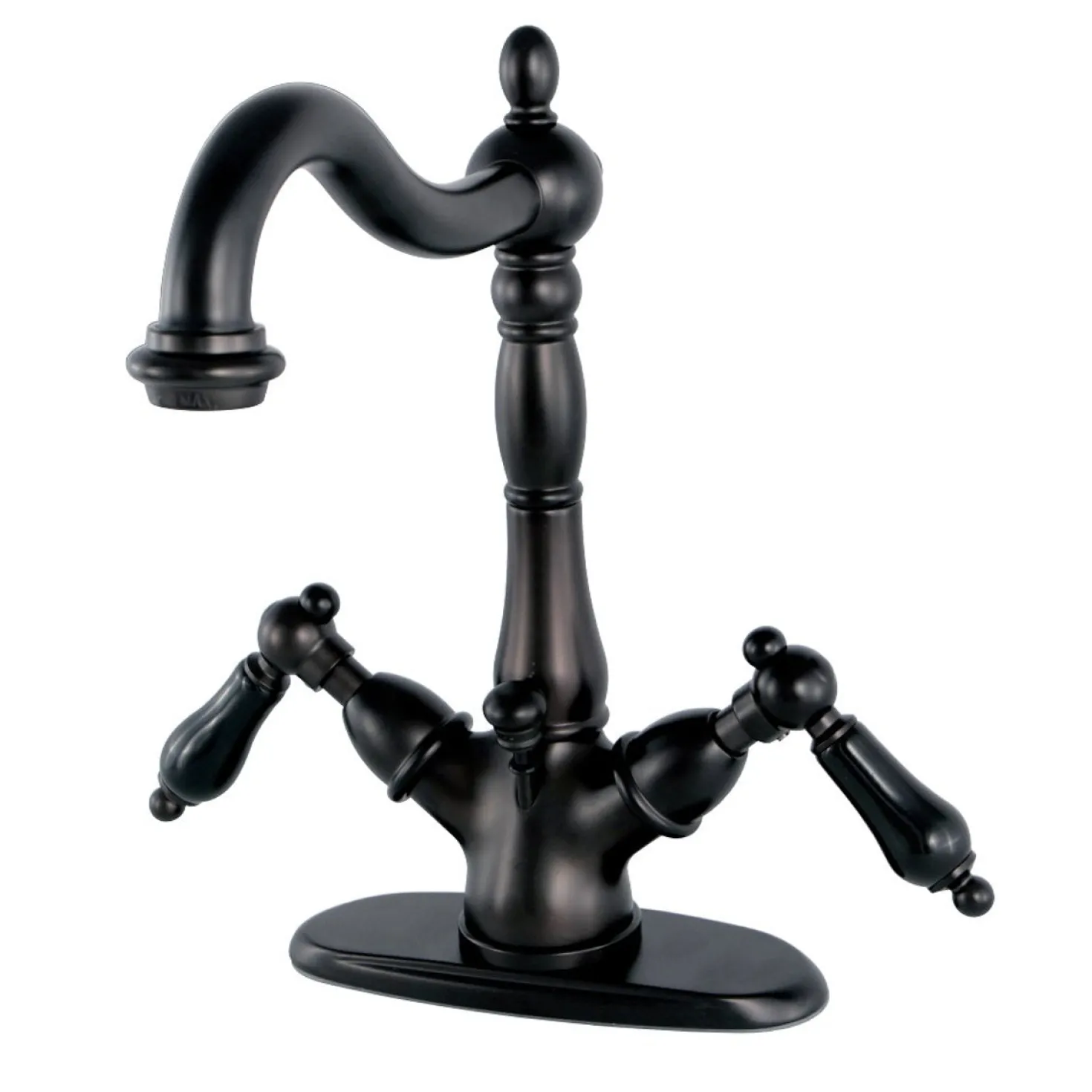 Kingston Brass Duchess Deck Mount 4-Inch Centerset Bathroom Faucet