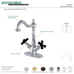 Kingston Brass Duchess Deck Mount Vessel Sink Faucet