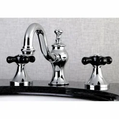 Kingston Brass Duchess Deck Mount 8-Inch Widespread 3-Hole Bathroom Faucet