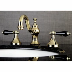 Kingston Brass Duchess Deck Mount 3-Hole 8-Inch Widespread Bathroom Faucet