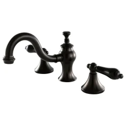 Kingston Brass Duchess Deck Mount 3-Hole 8-Inch Widespread Bathroom Faucet