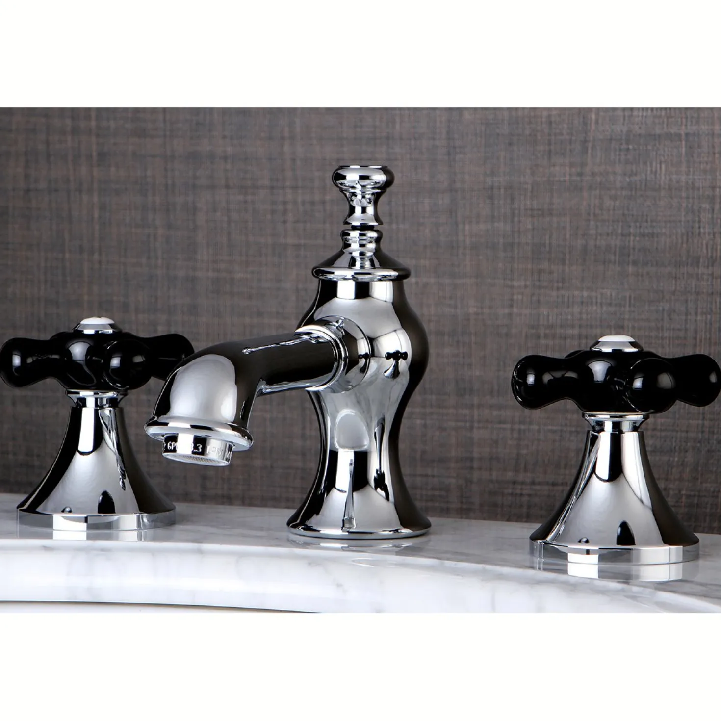 Kingston Brass Duchess Deck Mount 8-Inch Widespread Bathroom Faucet