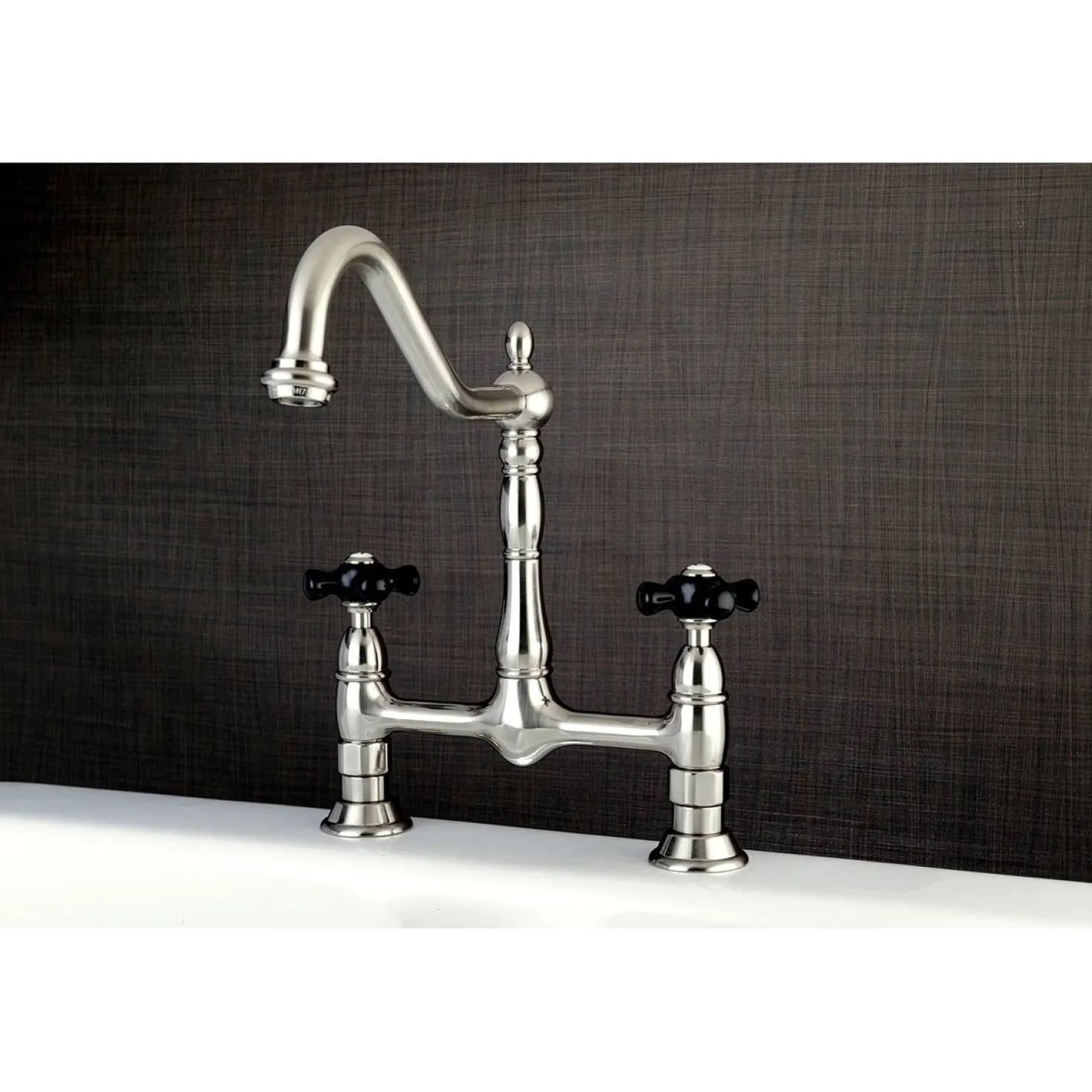 Kingston Brass Duchess 2-Hole 8" Centerset Kitchen Faucet Less Sprayer