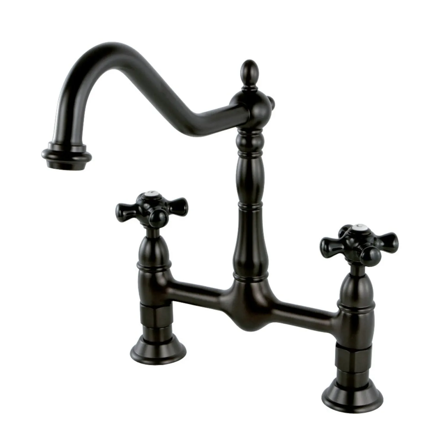 Kingston Brass Duchess 2-Hole 8" Centerset Kitchen Faucet Less Sprayer