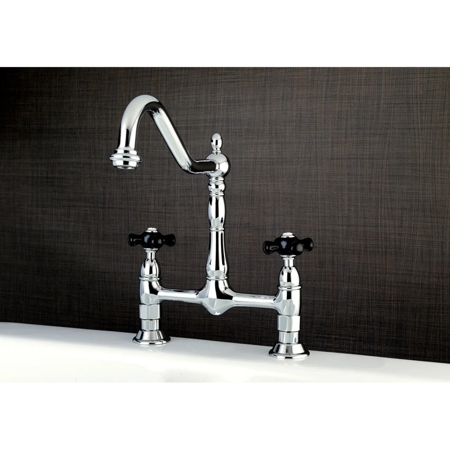 Kingston Brass Duchess 2-Hole 8" Centerset Kitchen Faucet Less Sprayer