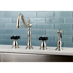 Kingston Brass Duchess 4-Hole Widespread Kitchen Faucet