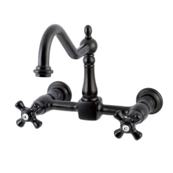 Kingston Brass Duchess 8-Inch Centerset Wall Mount 2-Hole Kitchen Faucet