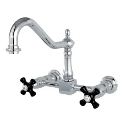 Kingston Brass Duchess 8-Inch Centerset Wall Mount 2-Hole Kitchen Faucet