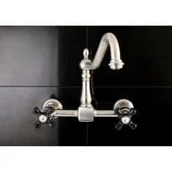 Kingston Brass Duchess 8-Inch Centerset Wall Mount 2-Hole Kitchen Faucet
