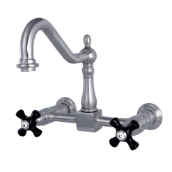 Kingston Brass Duchess 8-Inch Centerset Wall Mount 2-Hole Kitchen Faucet