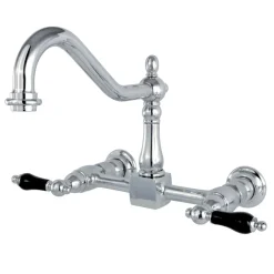 Kingston Brass Duchess 8-Inch Centerset Wall Mount Kitchen Faucet