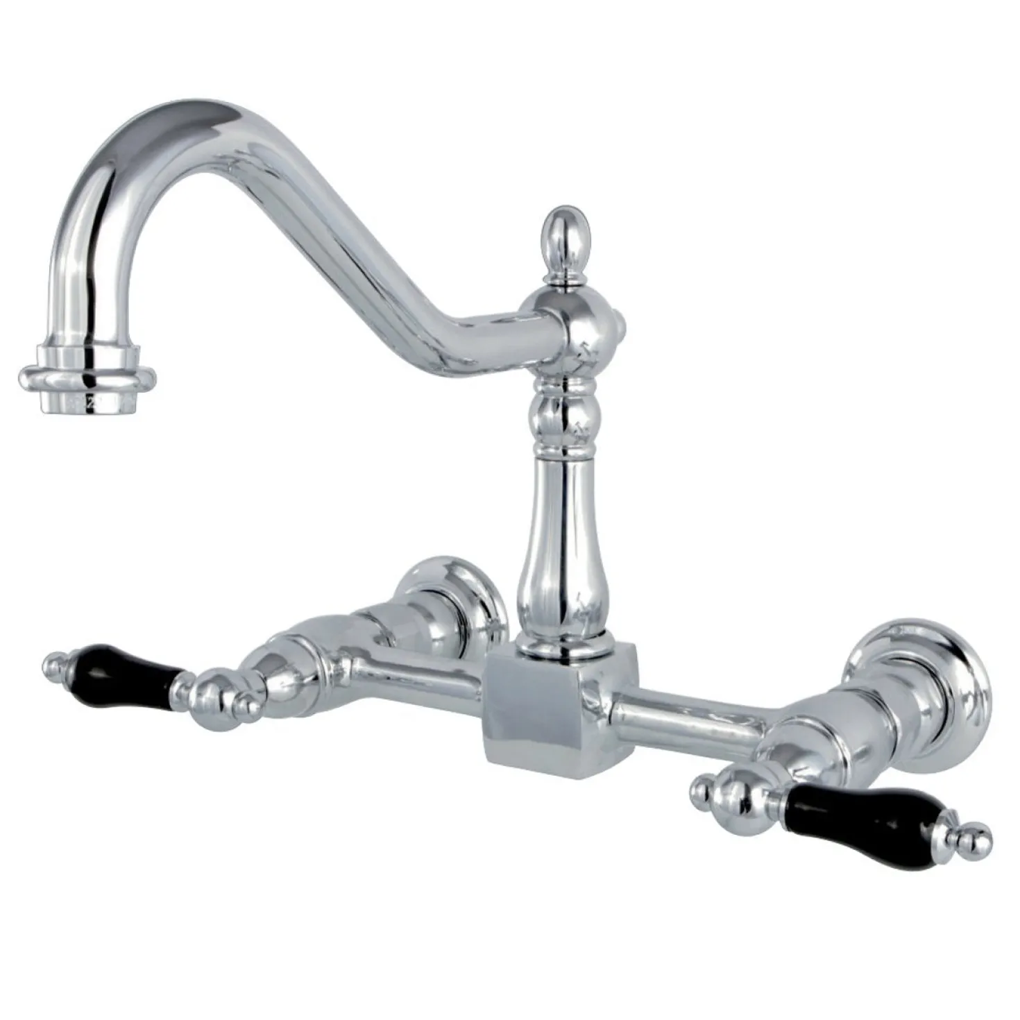 Kingston Brass Duchess 8-Inch Centerset Wall Mount Kitchen Faucet