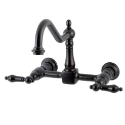 Kingston Brass Duchess 8-Inch Centerset Wall Mount Kitchen Faucet