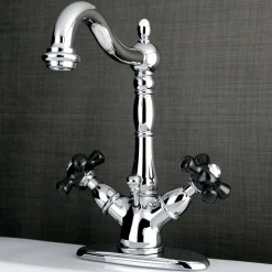 Kingston Brass Duchess 4-Inch Centerset Deck Mount Bathroom Faucet