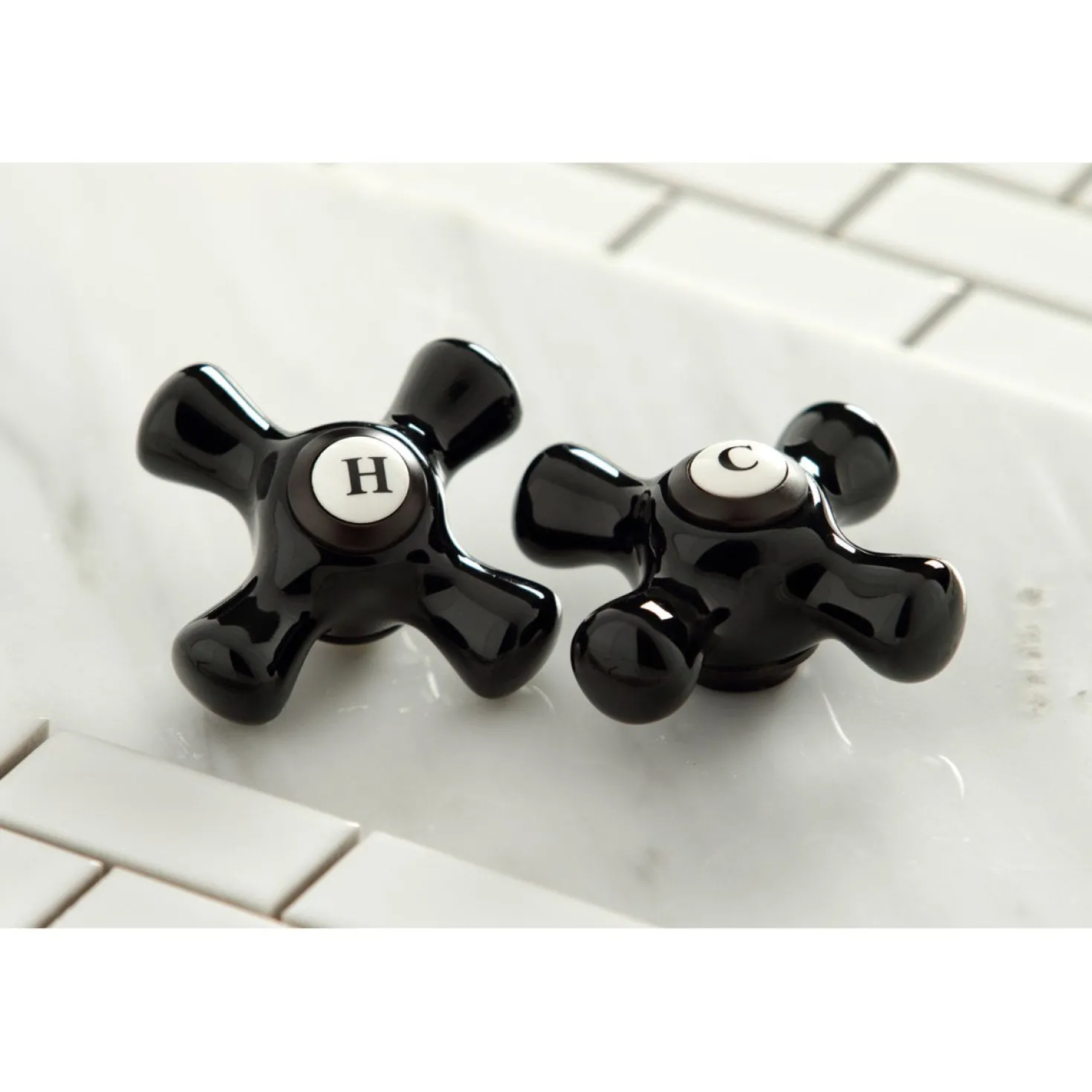 Kingston Brass Duchess 4-Inch Centerset Deck Mount Bathroom Faucet