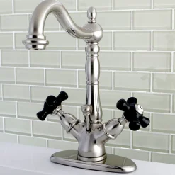 Kingston Brass Duchess 4-Inch Centerset Deck Mount Bathroom Faucet