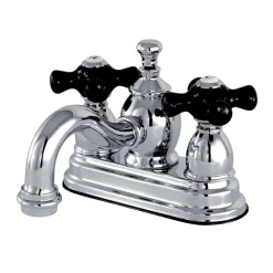 Kingston Brass Duchess 4-Inch Centerset 3-Hole Deck Mount Bathroom Faucet