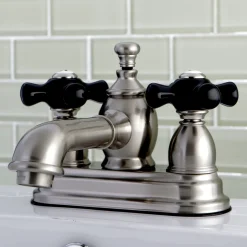 Kingston Brass Duchess 4-Inch Centerset Deck Mount 3-Hole Bathroom Faucet