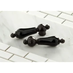Kingston Brass Duchess Roman Tub Filler with Cross Handle