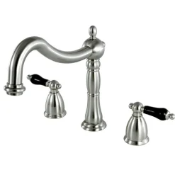 Kingston Brass Duchess Roman Tub Filler with Cross Handle
