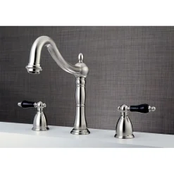 Kingston Brass Duchess Roman Tub Filler with Cross Handle