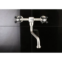 Kingston Brass Duchess Wall Mount 2-Hole Bathroom Faucet