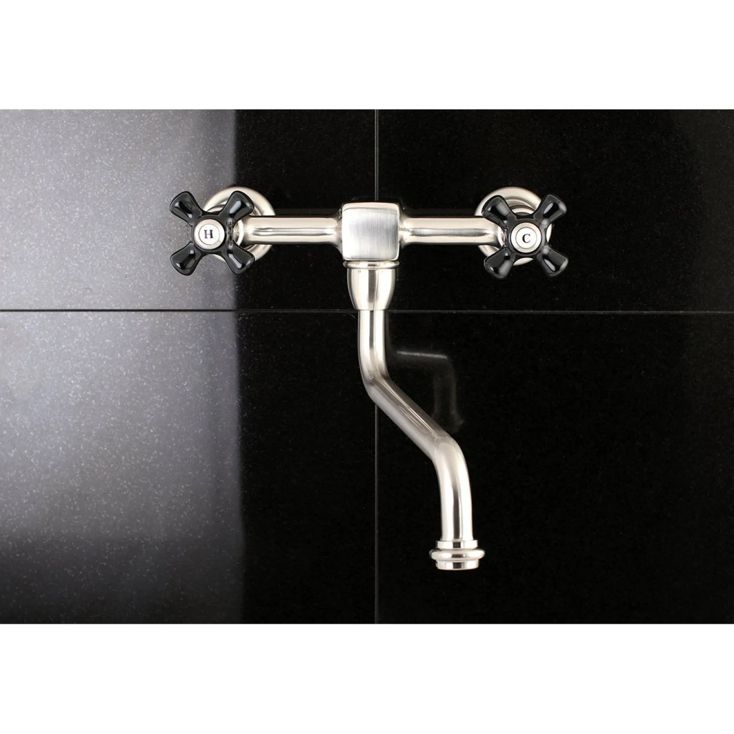 Kingston Brass Duchess Wall Mount 2-Hole Bathroom Faucet