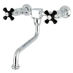 Kingston Brass Duchess Wall Mount 2-Hole Bathroom Faucet