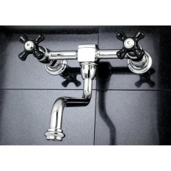 Kingston Brass Duchess Wall Mount 2-Hole Bathroom Faucet