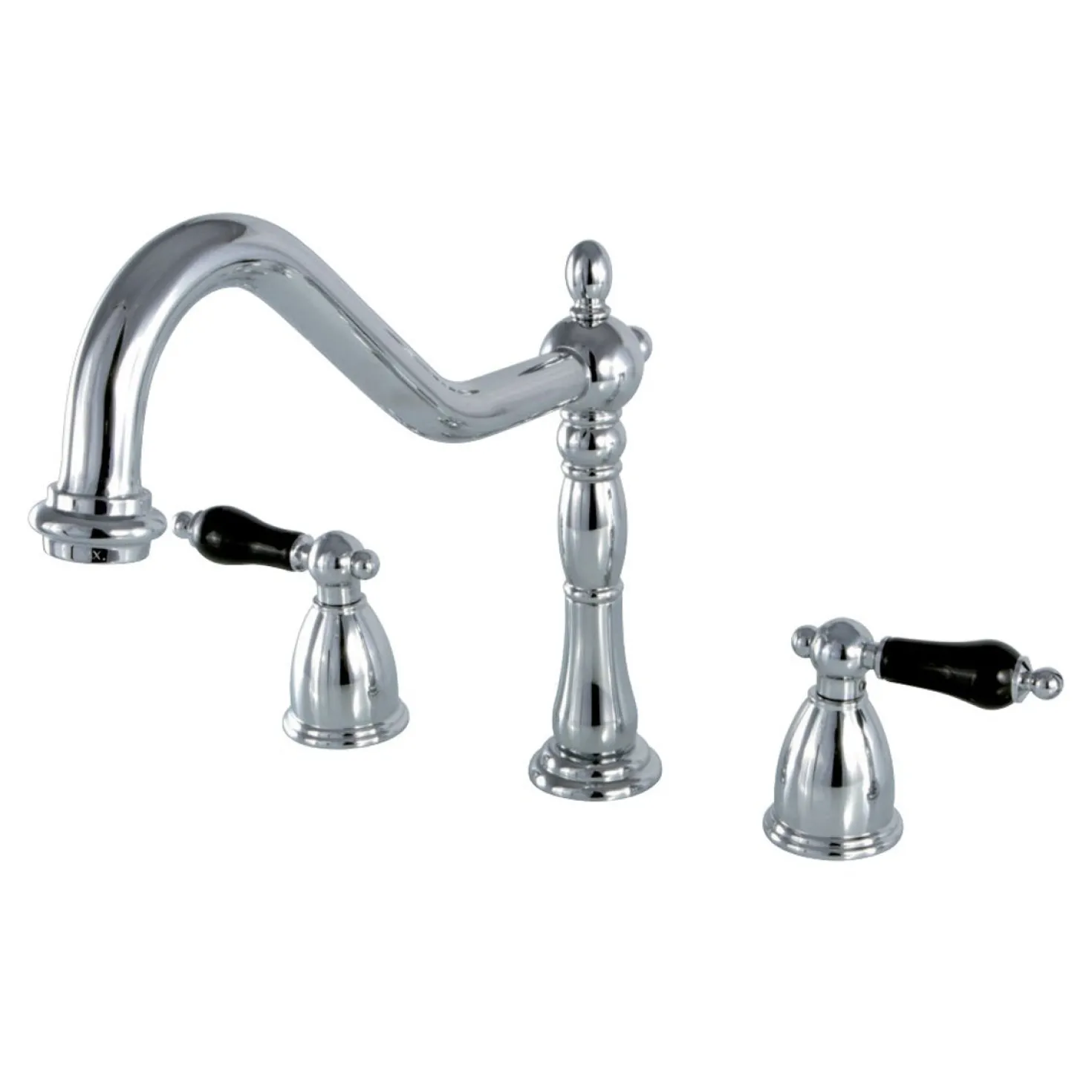 Kingston Brass Duchess Widespread Kitchen Faucet