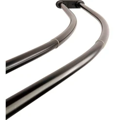 Kingston Brass Edenscape Adjustable (60"-72") Double Curved Stainless Steel Shower Curtain Rod