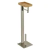 Kingston Brass Edenscape Freestanding Toilet Paper Holder with Storage Shelf