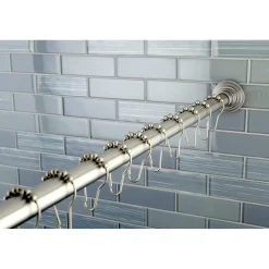 Kingston Brass Edenscape 72-Inch Adjustable Shower Curtain Rod with Ring