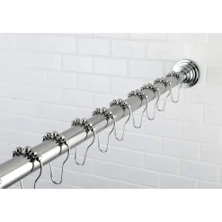 Kingston Brass Edenscape 72-Inch Adjustable Shower Curtain Rod with Ring