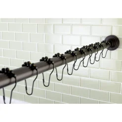 Kingston Brass Edenscape 72-Inch Adjustable Shower Curtain Rod with Ring