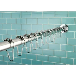 Kingston Brass Edenscape 72-Inch Adjustable Shower Curtain Rod with Ring