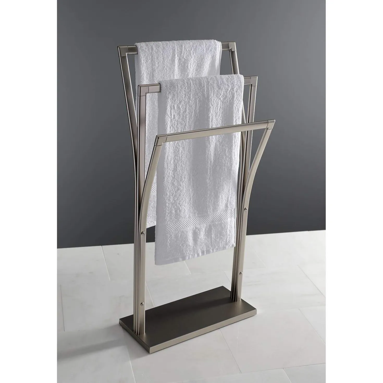 Kingston Brass Edenscape Pedestal Y-Style Towel Rack