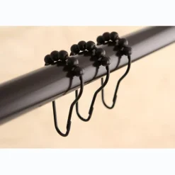 Kingston Brass Edenscape Roller Ball Shower Curtain Rings, 12 Pcs/Set