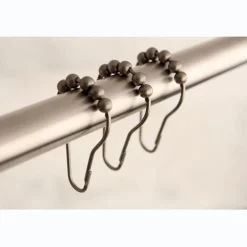 Kingston Brass Edenscape Roller Ball Shower Curtain Rings, 12 Pcs/Set