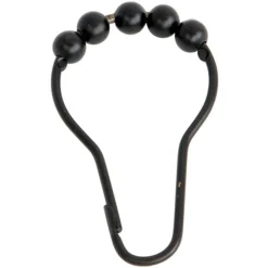 Kingston Brass Edenscape Roller Ball Shower Curtain Rings, 12 Pcs/Set