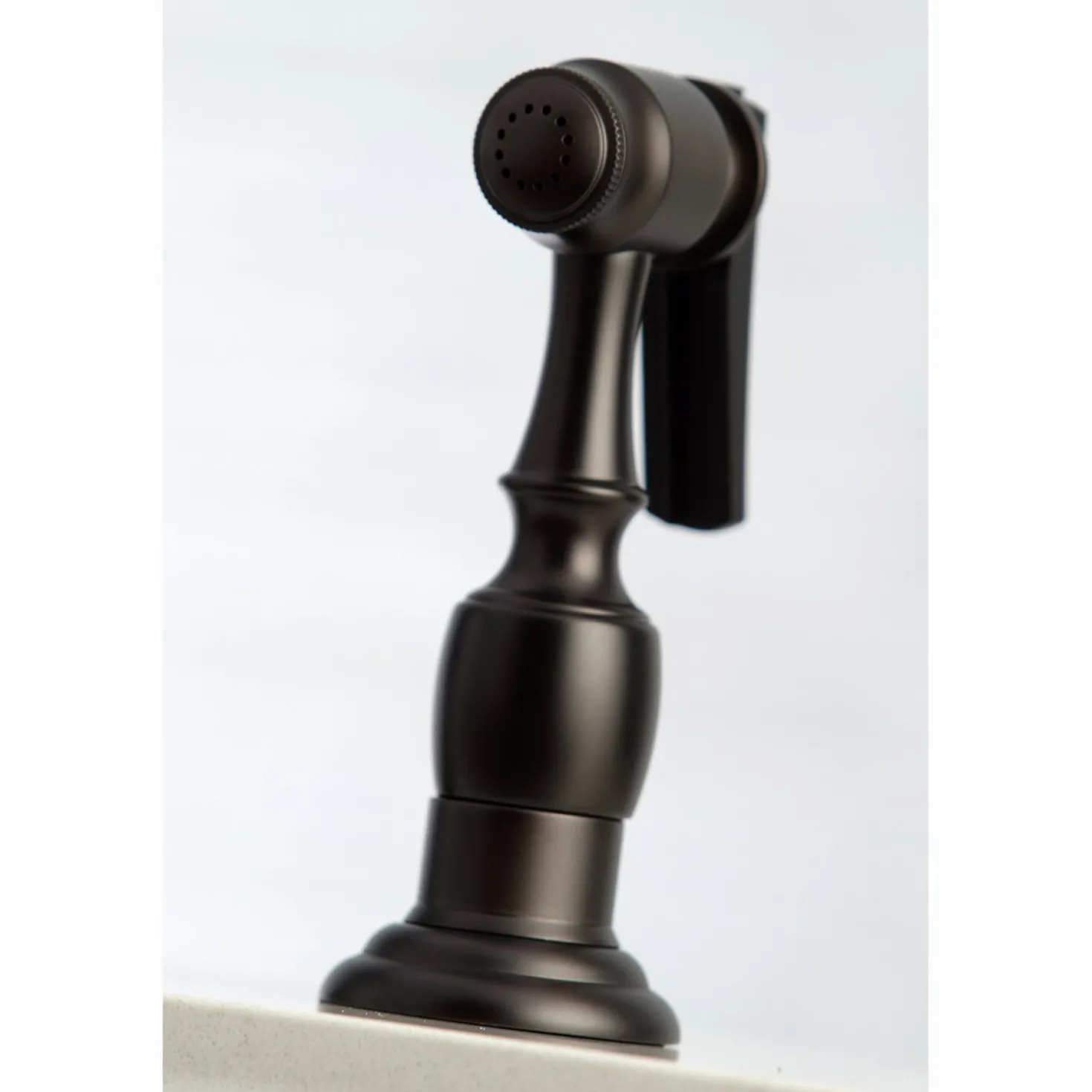 Kingston Brass English Country Kitchen Faucet with Side Sprayer
