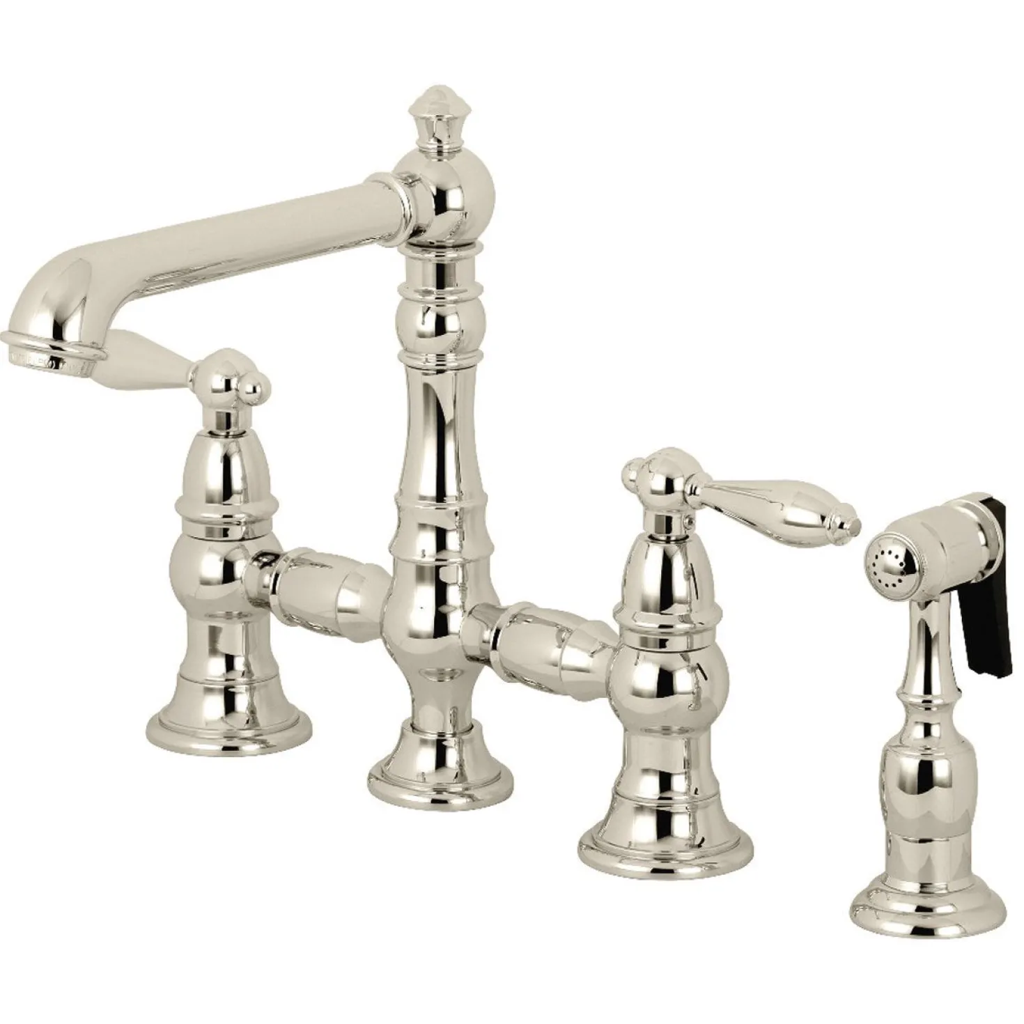 Kingston Brass English Country Kitchen Faucet with Side Sprayer