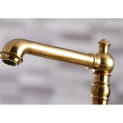 Kingston Brass English Country Kitchen Faucet with Side Sprayer