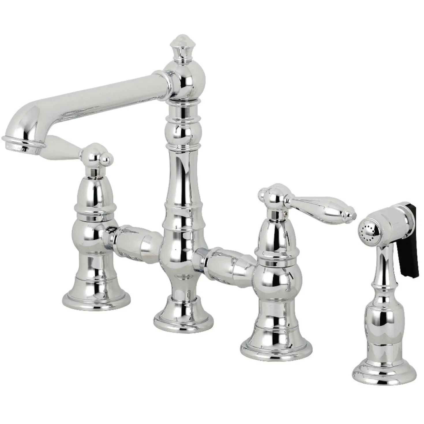 Kingston Brass English Country Kitchen Faucet with Side Sprayer