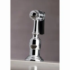 Kingston Brass English Country Kitchen Faucet with Side Sprayer