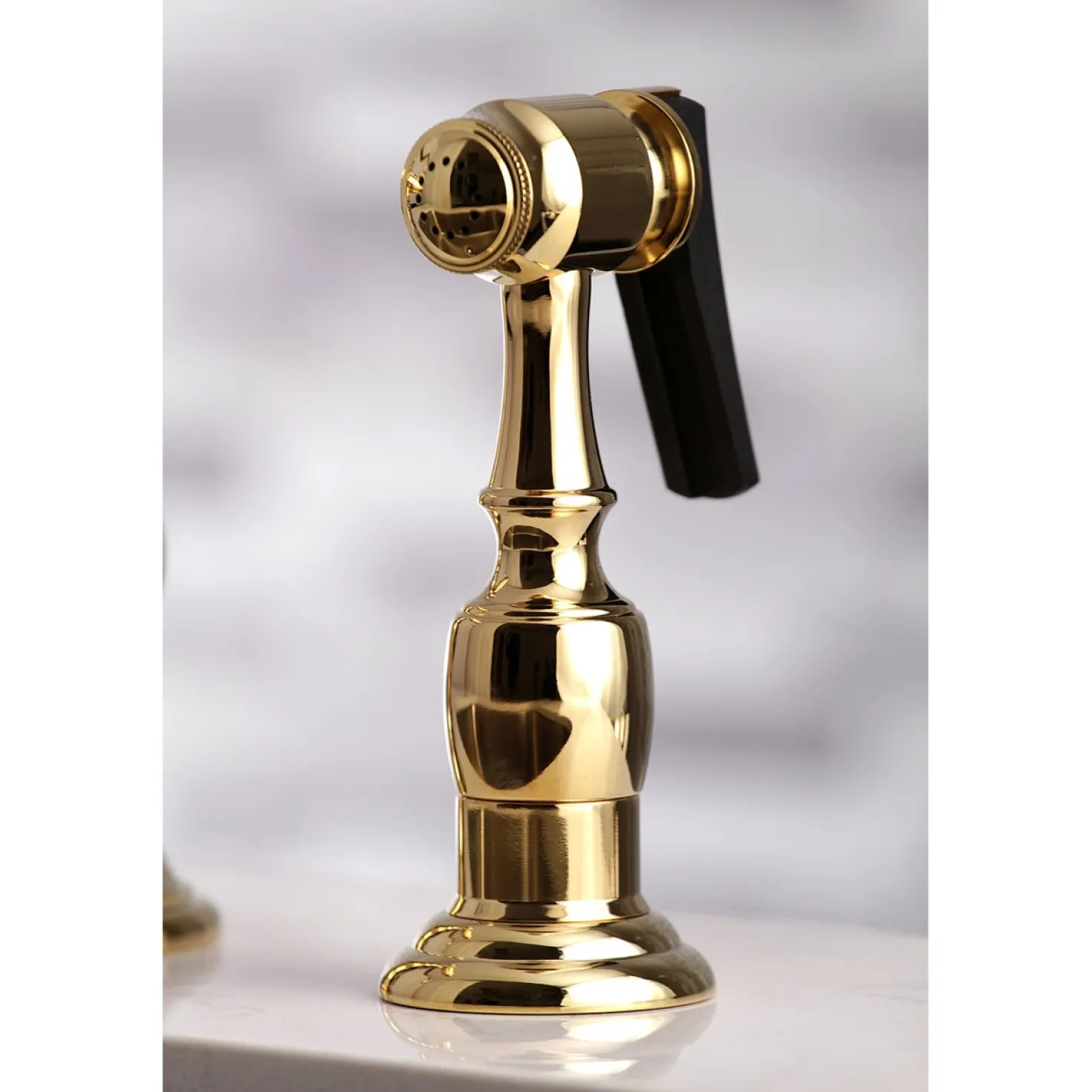Kingston Brass English Country Kitchen Faucet with Side Sprayer